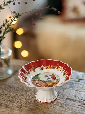 VILLEROY & BOCH | Toy's Fantasy Schale auf Fuß klein, Geschenke 14,5x14,5x7,5cm | 